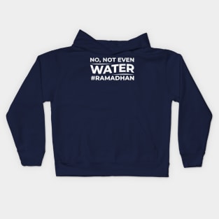 No not even water fasting Kids Hoodie